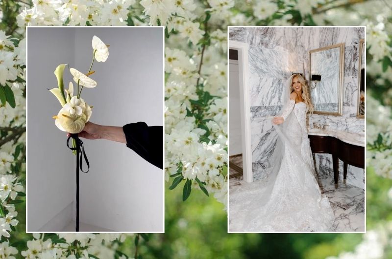 Styled Shoots by Southern Bride at Chateau Elan dress mosaic