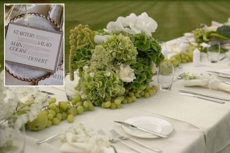 Styled Shoots by Southern Bride at Chateau Elan garden table mosaic