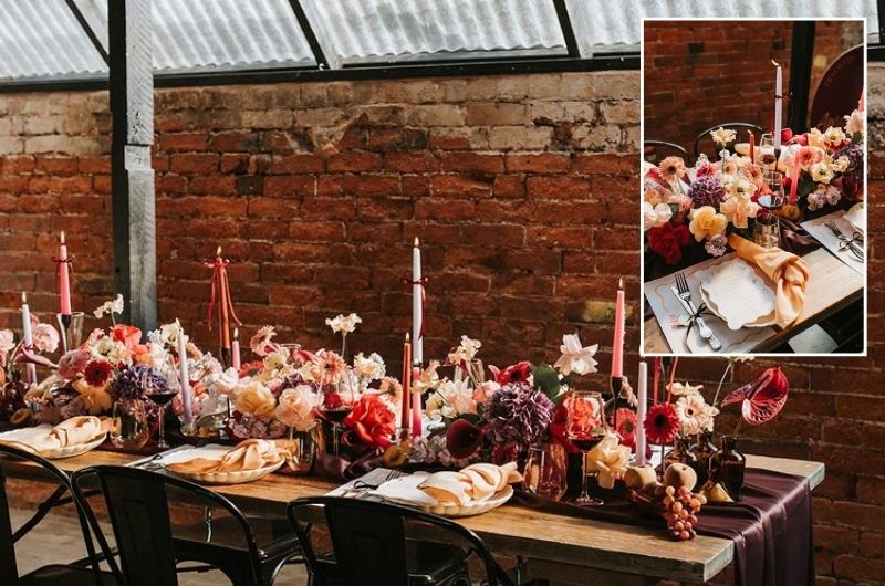 Styled Shoots by Southern Bride at Chateau Elan table design house