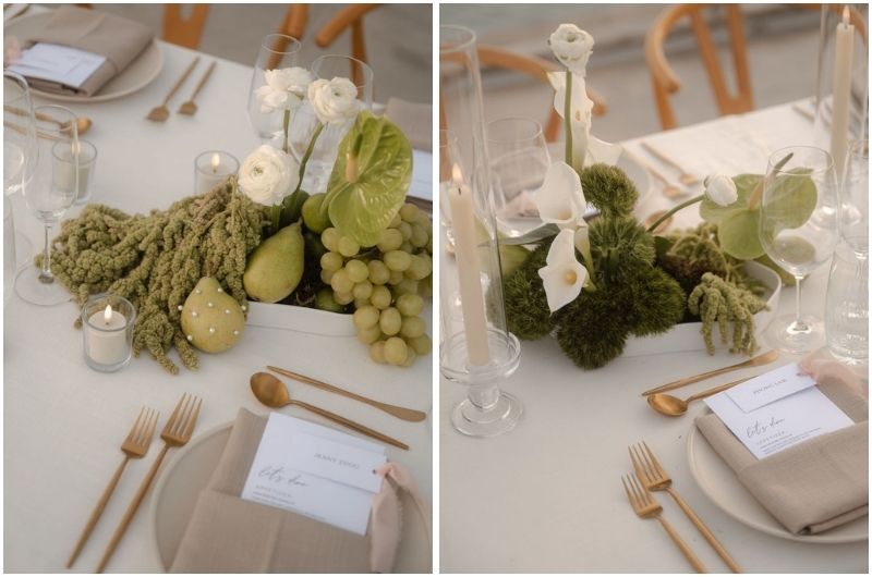 Styled Shoots by Southern Bride at Chateau Elan tablescape mosaic