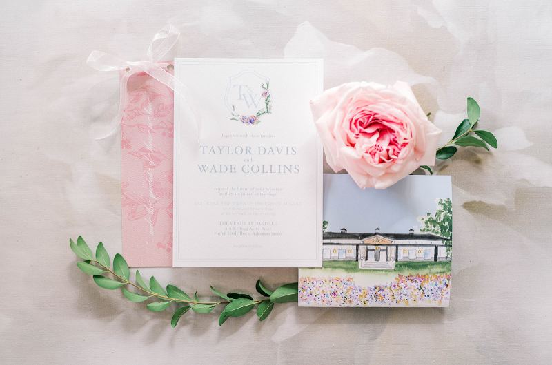 Brunch Inspired Vows North Little Rock Arkansas invitation