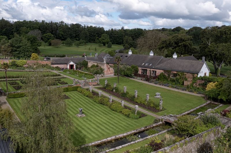 Fairytale Weddings Say I Do to Old World Charm at the Dromoland Castle Co Clare Ireland walled garden