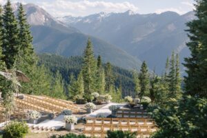 Star Diamond Luxury Wedding Apsen Colorado Wedding Deck