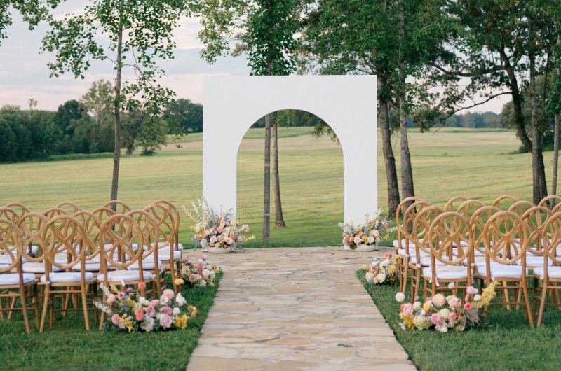 Coastal Garden Party Nashville Tennessee ceremony space