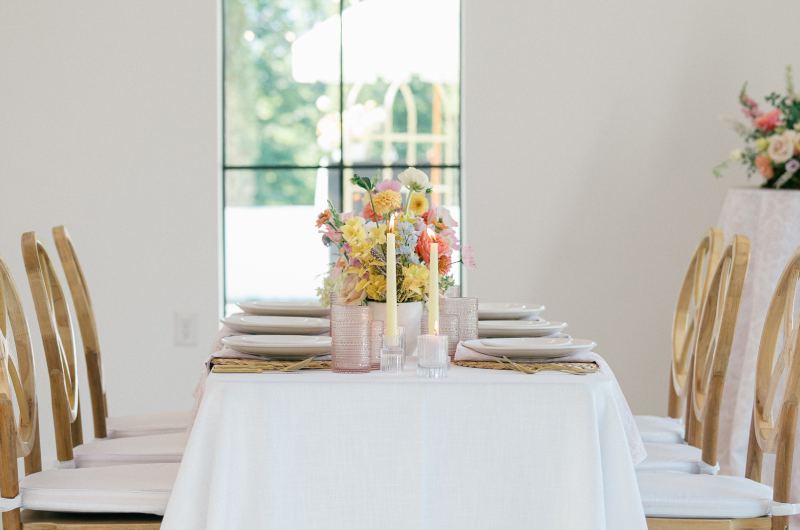 Coastal Garden Party Nashville Tennessee tablescape