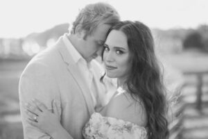Morgan Abdalla and Travis Brown's North Carolina Engagement bw cover
