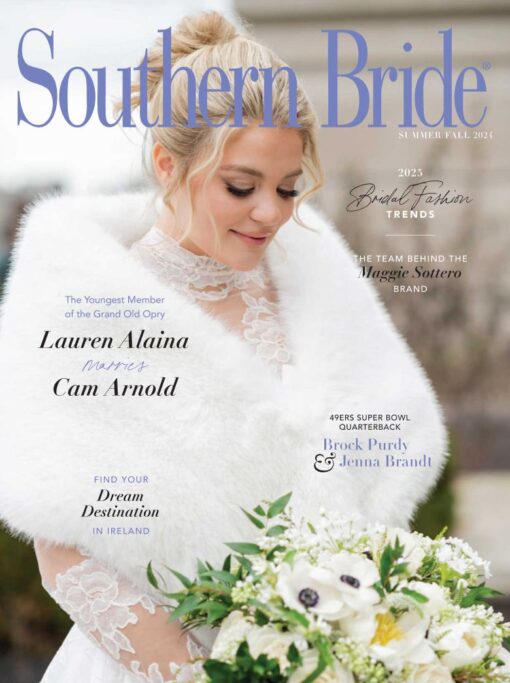 Southern Bride Magazine Lauren Alaina and Cam Arnold Fall cover