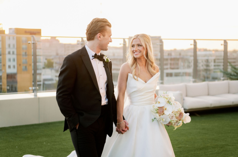 the conrad nasvhille luxury in downtown music city couple smiling