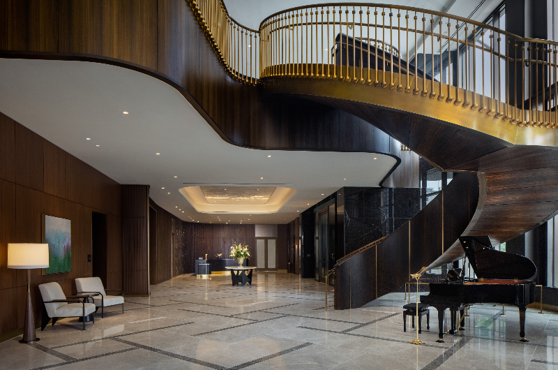 the conrad nasvhille luxury in downtown music city grand staircase