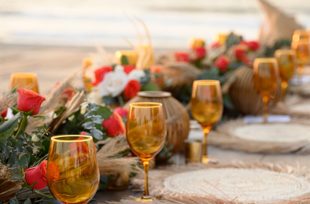 Hilton Tulum design tablescape