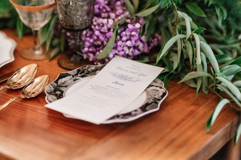 Styled Challenge New Orleans Latrobe and Degas House Menu and Plate