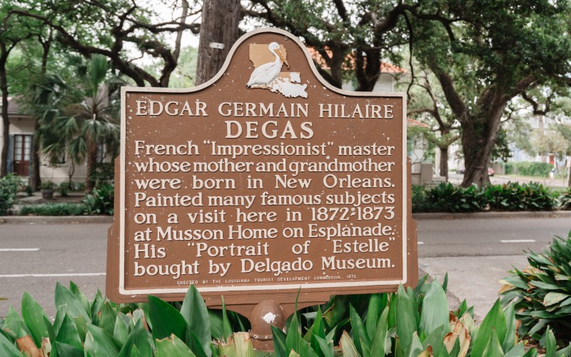 Styled Challenge New Orleans Latrobe and Degas House Sign