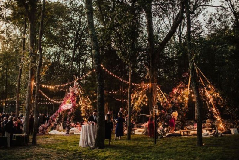 Your Guide To Planning A Rural Wedding teepee