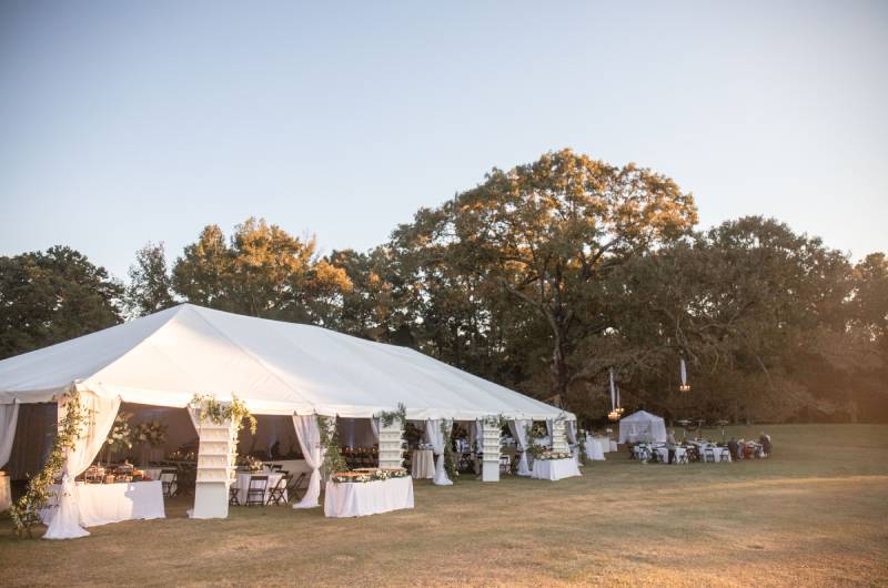 The Hicks Wedding tent