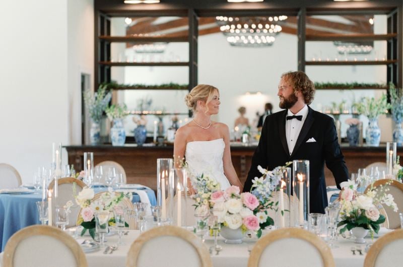Timeless Elegance Classica Blue And White Styled Shoot Boerne TX