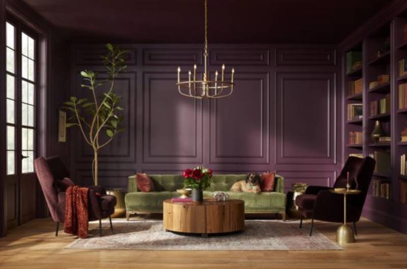 colors of the year purple basil