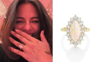 Selena Gomez-Inspired Marquise Engagement Rings