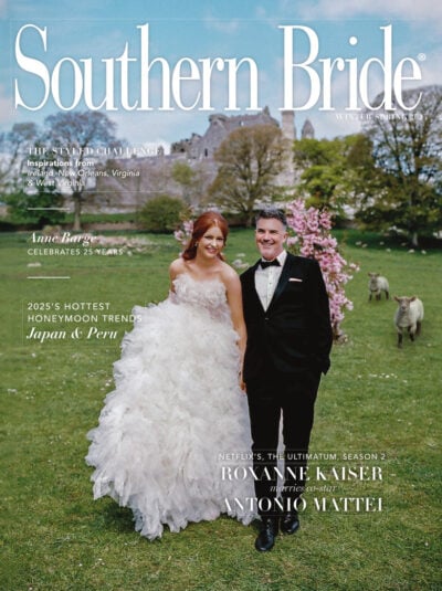 Southern Bride Magazine Styled Challenge in Ireland Spring cover 2025