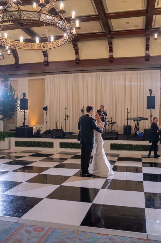 Julia Van de Bogart and John Rand Dorney real wedding couple first dance