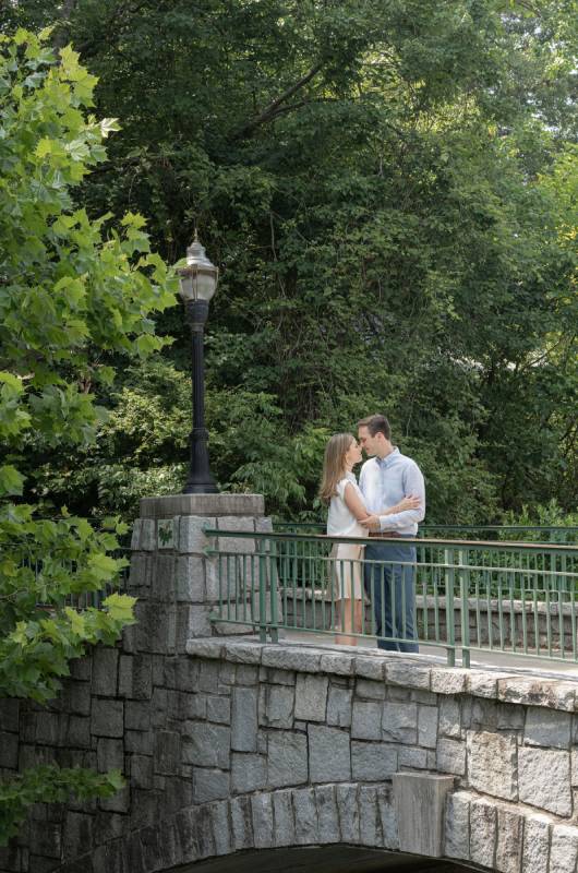 Julia and Rand Dorsey bridge