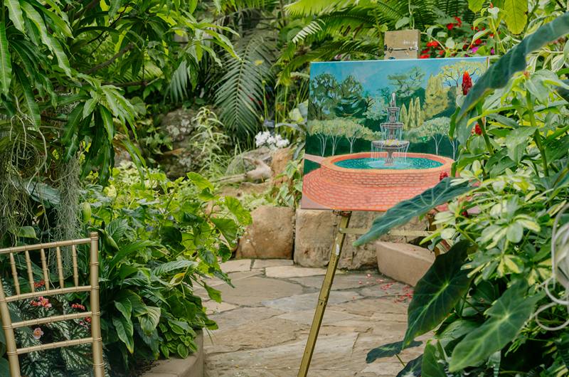 Rose Garden and Scultpure Best Design Styled Challenge Memphis art