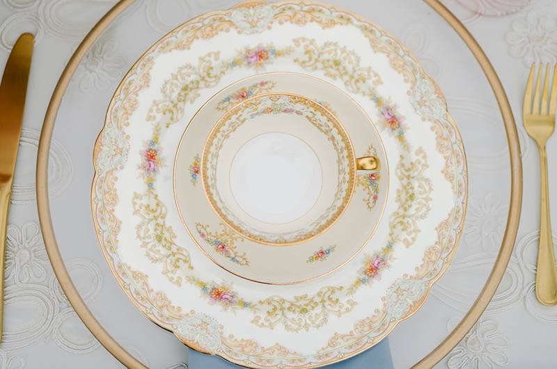 Rose Garden and Scultpure Best Design Styled Challenge Memphis tea cup