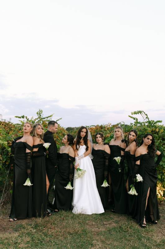 Roxanne Kaiser and Antonio Mattei bridesmaids Roxanne Kaiser and Antonio Mattei bridesmaids