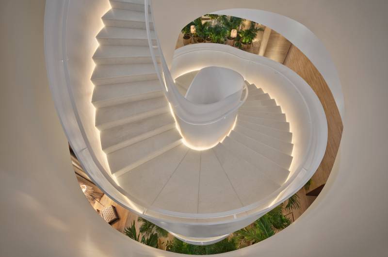 Tampa Edition Lobby stairs