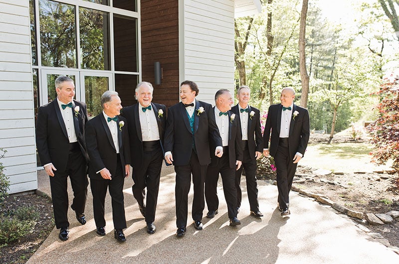 Donna Connor and Thomas DeNomi groomsmen