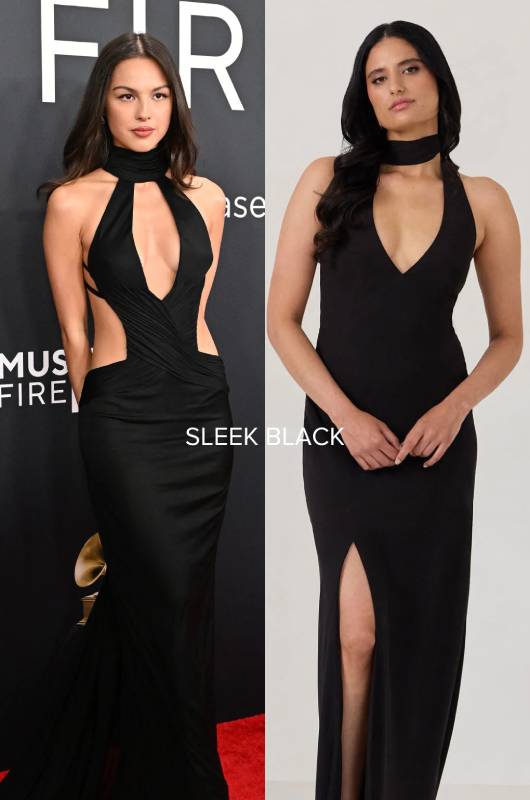 Grammy Inspired Dresses by Park & Fifth black dress