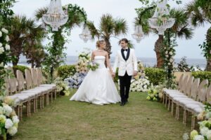 Lasting Impression Award Hammock Beach Bride and Groom Walking Down Aisle