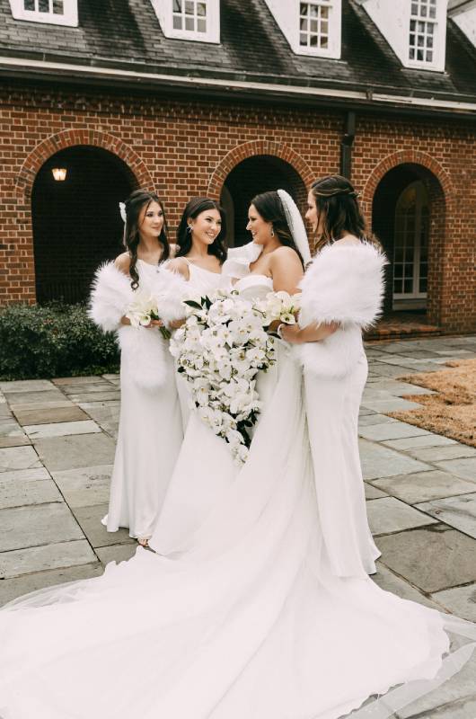 Maggie Russell and Paul LaHue bridesmaids Maggie Russell and Paul LaHue bridesmaids