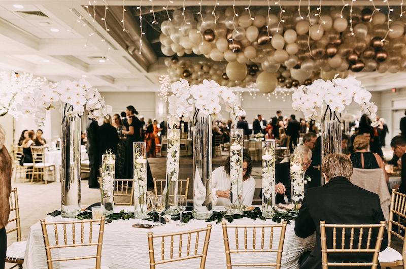 Maggie Russell and Paul LaRue Table Setting