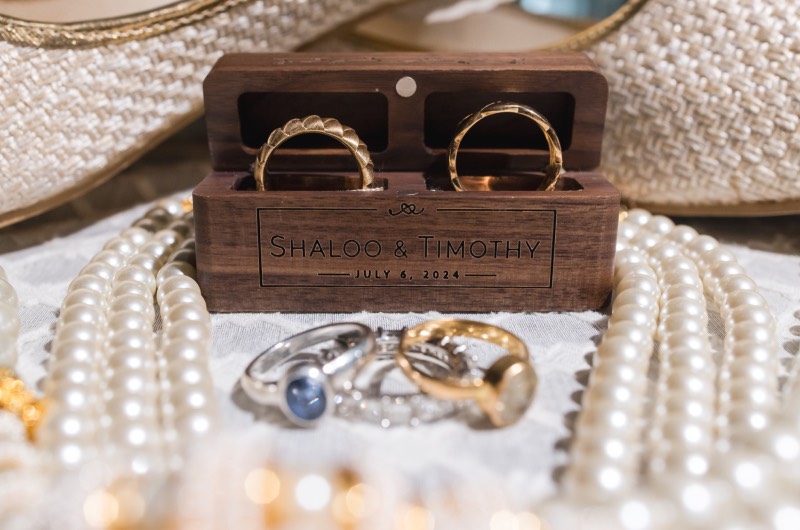 Shaloo Savla & Timothy Reidy Rings