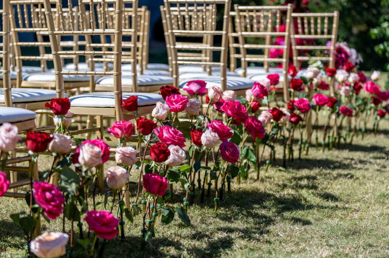 Trendsetter Award, Chateau Elan Aisle Flowers