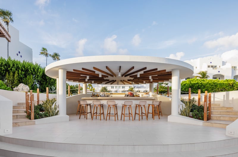 Carribbean Paradise Aurora Anguilla Resort and Golf Club C level bar