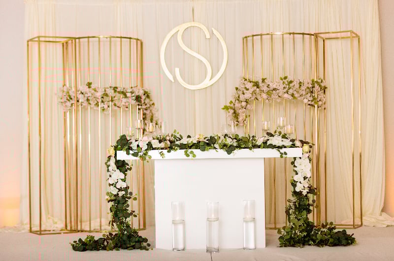 Carribbean Paradise Aurora Anguilla Resort and Golf Club ballroom wedding