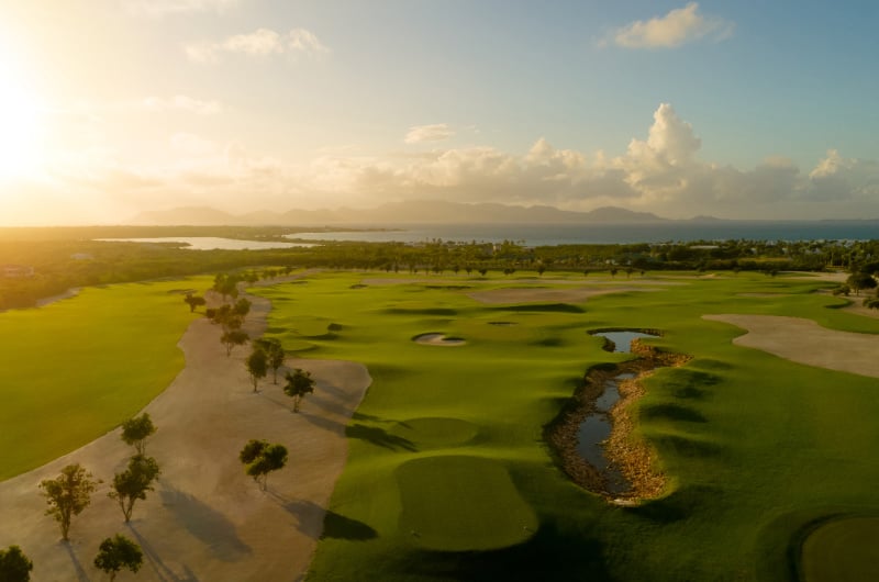 Carribbean Paradise Aurora Anguilla Resort and Golf Club golf course avalon links