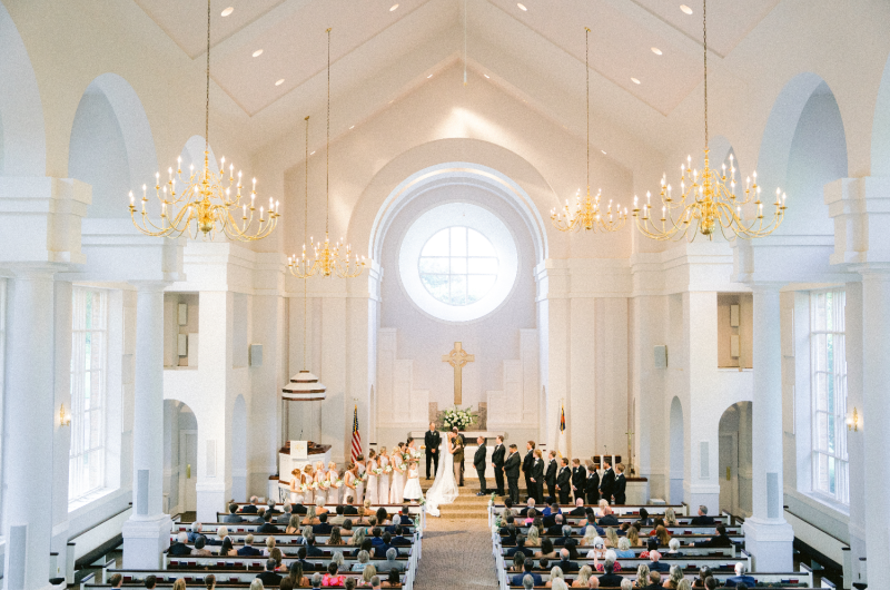 Dori Reynolds & Brock Johnson real wedding ceremony