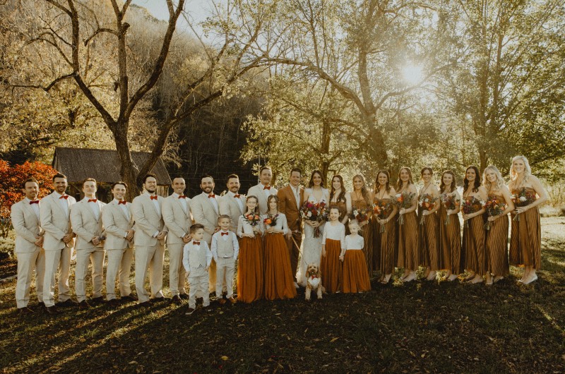 Jennifer Fielder & Cam Marburger Wedding Party