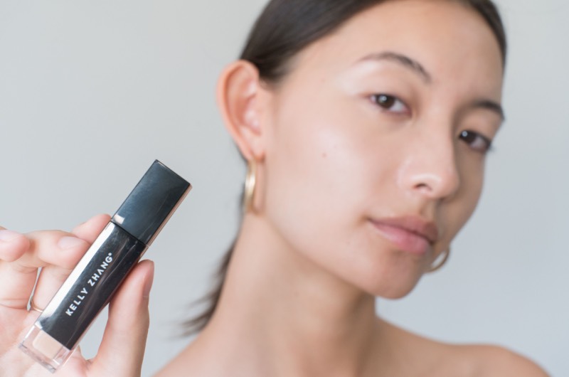 Kelly Zhang 2025 Bridal Makeup Trends Liquid Concealer Model