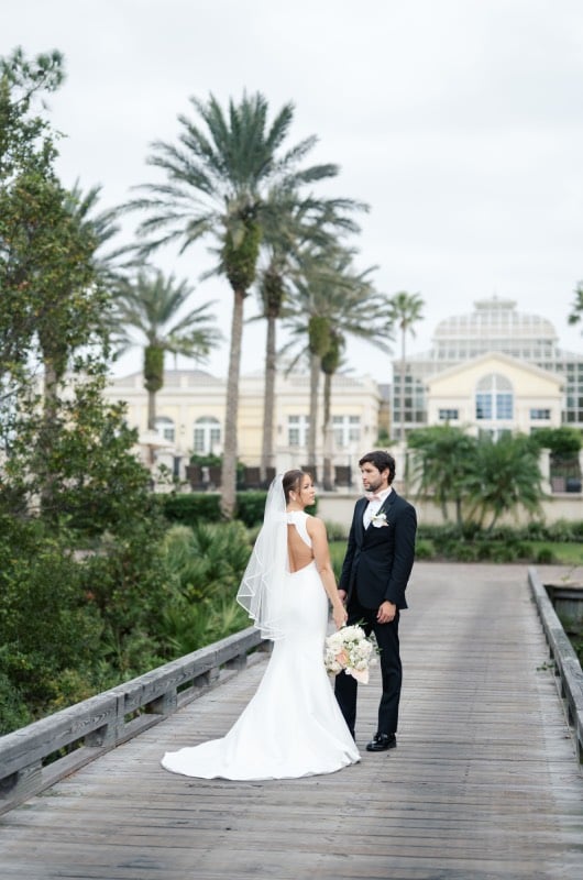 Uncorked Occasions Wins Best Design Award-The Styled Challenge, Bride and Groom on Dock Uncorked Occasions Wins Best Design Award-The Styled Challenge, Bride Groom on Dock