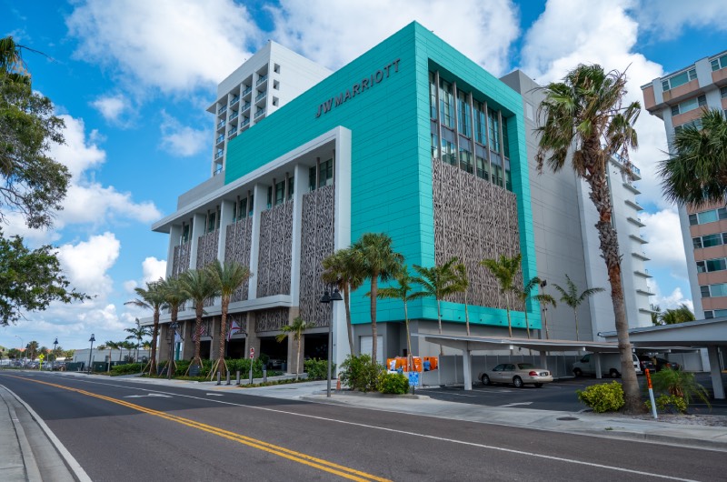 JW Marriott Clearwater Beach outside view