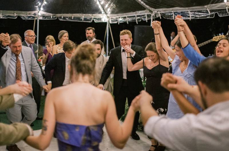 Leigh Alcott and Samuel Sneider dancing