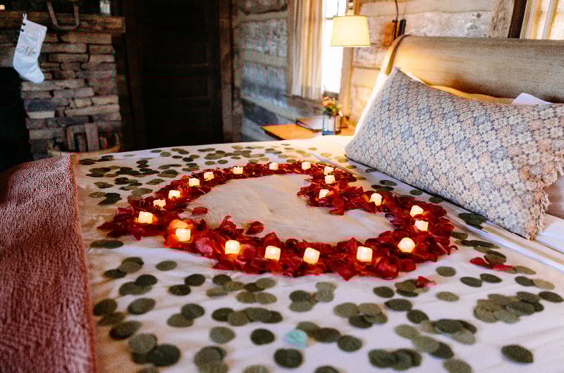 Sheila Basel & Wayne Wright real wedding honeymoon suite