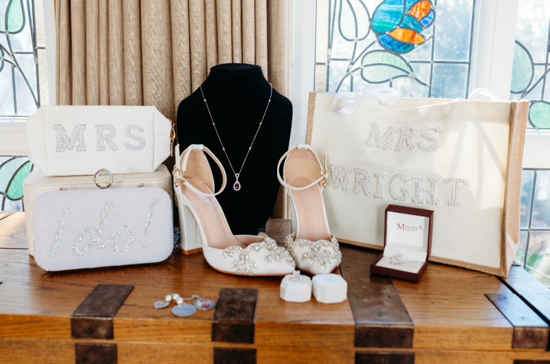 Sheila Basel & Wayne Wright real wedding mrs wright makeup kit