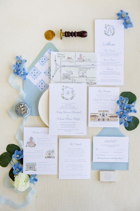 Ansley Blackwell & Nicholas Wright Invitations and Flowers Ansley Blackwell & Nicholas Wright Invitations and Flowers