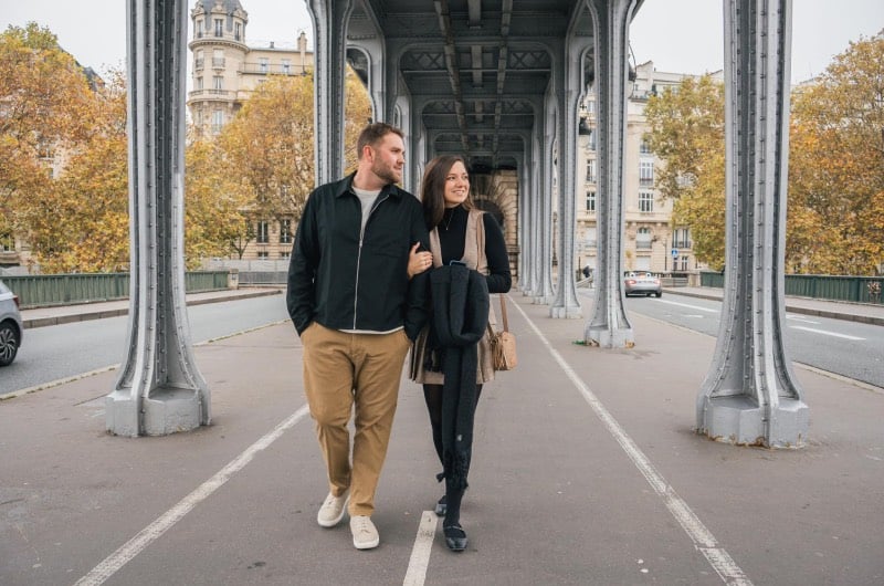 Ansley Blackwell & Nicholas Wright Walking in Paris