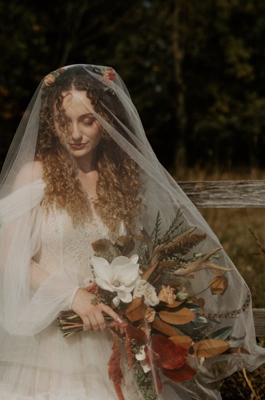 Casey Rehmann & Jacob Hunt Bride Outside