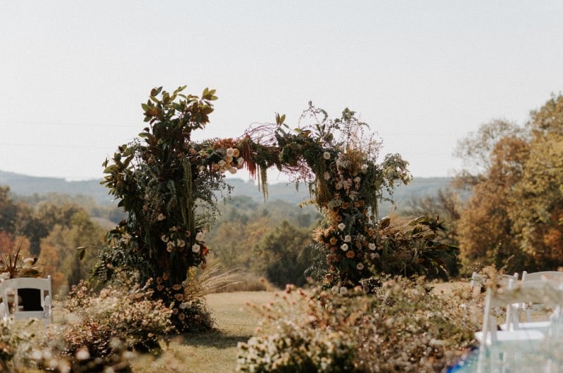 Casey Rehmann & Jacob Hunt Flower Arch